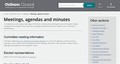 Desktop Screenshot of committees.oldham.gov.uk