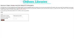 Desktop Screenshot of bookapc.oldham.gov.uk