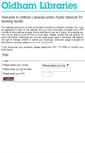 Mobile Screenshot of bookapc.oldham.gov.uk