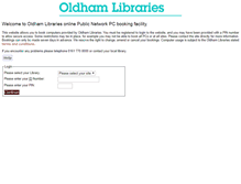 Tablet Screenshot of bookapc.oldham.gov.uk